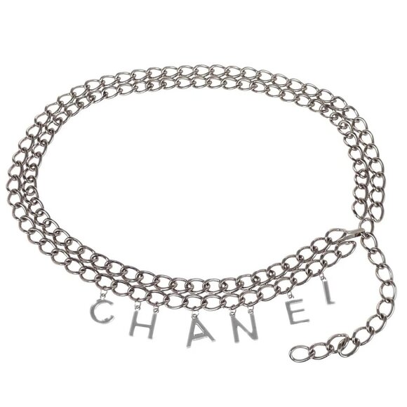 Chanel Chain Belt Silver 03C - Picture 1 of 4